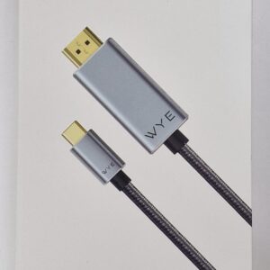 WYE Braided USB-C to HDMI Cable 1.8m