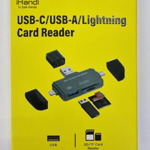 iHandi USB-C/USB-A/Lightning Card Reader